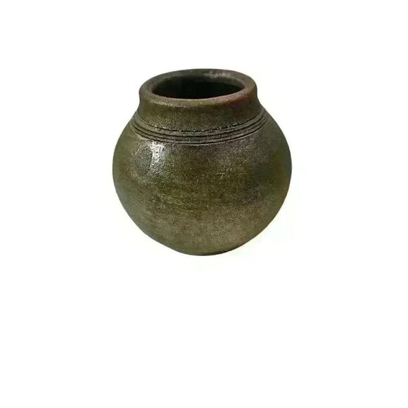 Raku Dolphin Vase Jeremy Diller Signed - Shades of Metallic NWOT!!!! - Picture 5 of 6